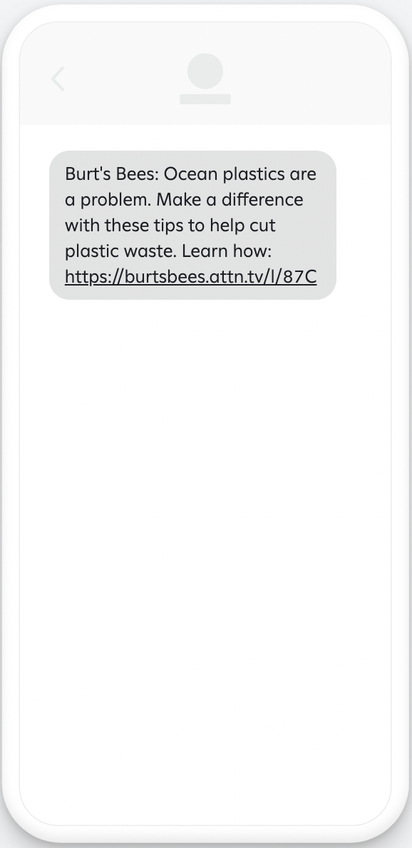 Example plastic bag free day campaign message.