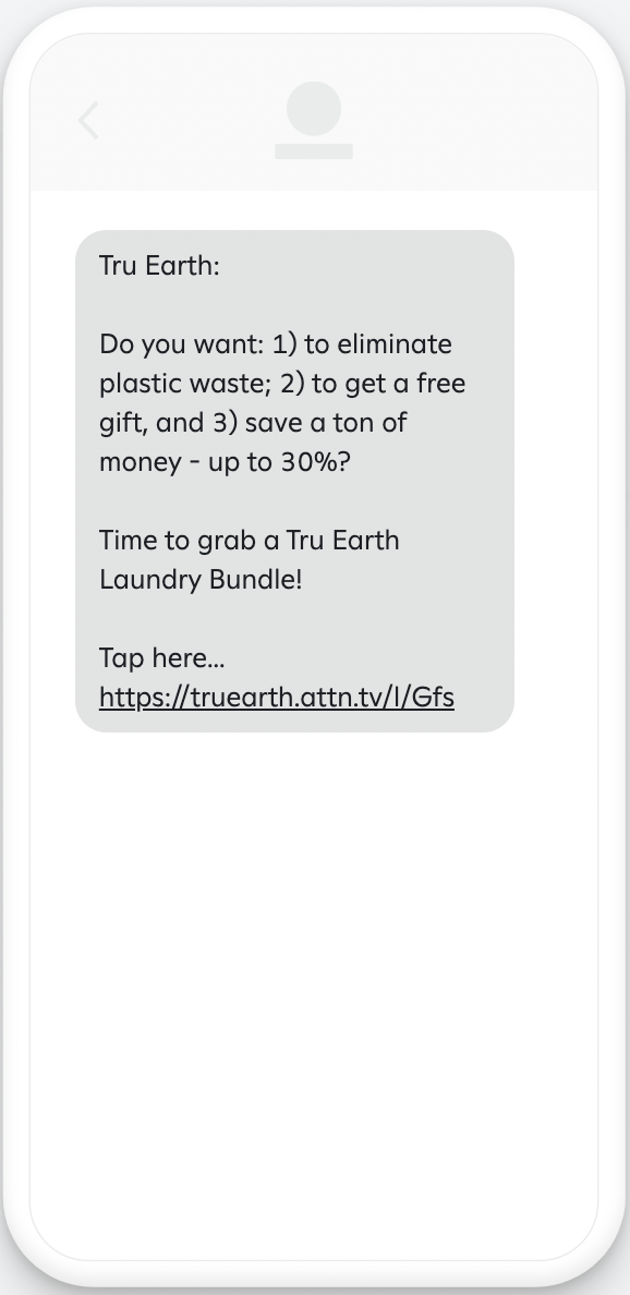 Example plastic bag free day campaign message.