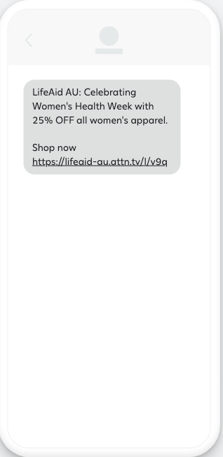 Women's health and fitness day campaign message with offer