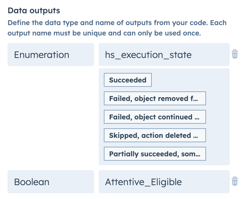 A Data output in Hubspot named Attentive_Eligible.